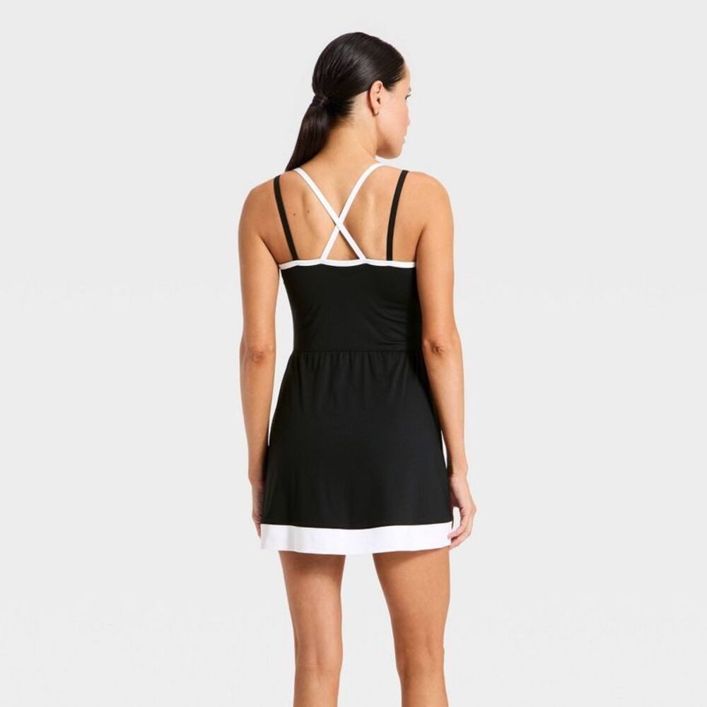All In Motion - Women's Knit Strappy Active Dress - All In Motion  Black - Picture 2 of 4